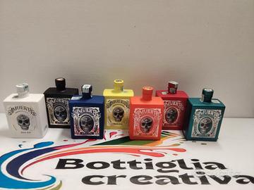 Bottiglie Vuote Gin Amuerte Vuota Gin Teschio