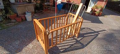 lettino per bambino in legno massello