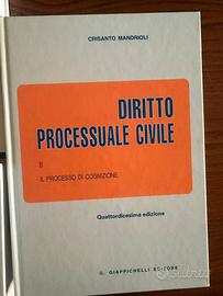 Diritto Processuale Civile – C. Mandrioli – 3 Volu