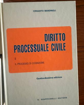 Diritto Processuale Civile – C. Mandrioli – 3 Volu