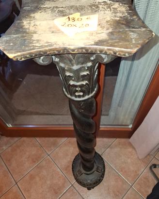 colonna in legno  antixa