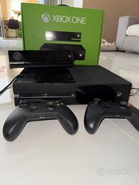 xbox one 500 gb+kinect+ 2controller+cuffie origina
