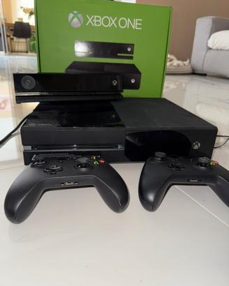 xbox one 500 gb+kinect+ 2controller+cuffie origina
