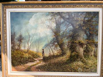 Quadro olio su tela Ferrigno