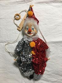 Bambola clown da collezione x bambini