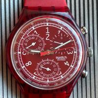 Swatch Chrono Le Rouge  SCR 101 - TIM 1985