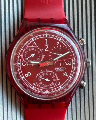 Swatch Chrono Le Rouge  SCR 101 - TIM 1985