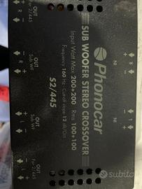 Sub woofer phonocar