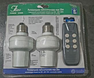 portalampade con telecomando 25m