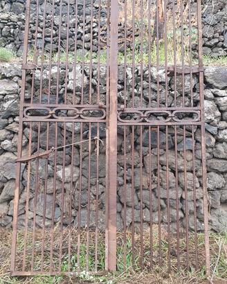 Cancello in ferro battuto stile liberty