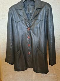 giacca donna in pelle