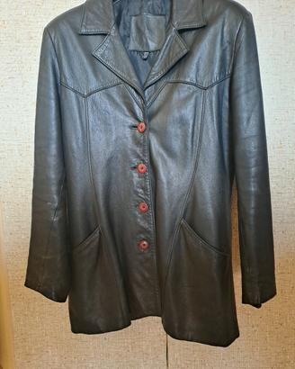 giacca donna in pelle