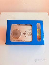 Radio cassette player vintage nuovo imballata