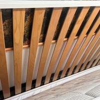 Materasso e rete a doghe