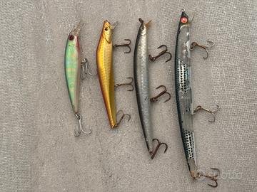 Lotto minnow pesca spinning