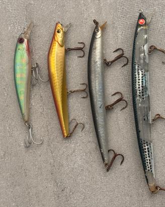 Lotto minnow pesca spinning