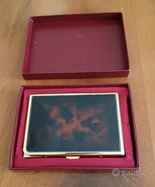 Portasigarette vintage con accendino 