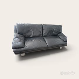 Coppia di divani in pelle Divani&Divani by Natuzzi