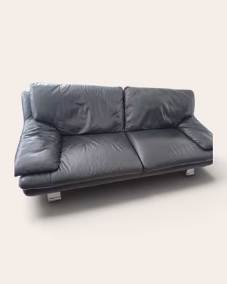Coppia di divani in pelle Divani&Divani by Natuzzi