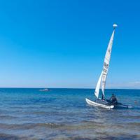 Hobie cat 16 catamarano   permuta  con laser 