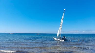 Hobie cat 16 catamarano   permuta  con laser 