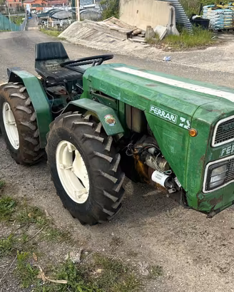 Trattore Frutteto Ferrari 75 con fresa