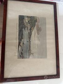 Quadro con stampa di napoli
