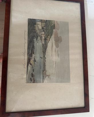 Quadro con stampa di napoli