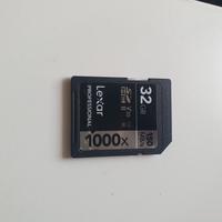 scheda sd lexar professional 32gb 