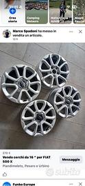 Cerchi da 16” per FIAT  500x