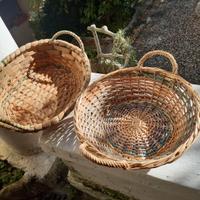 paniere/cesto rotondo vimini