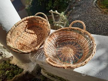 paniere/cesto rotondo vimini