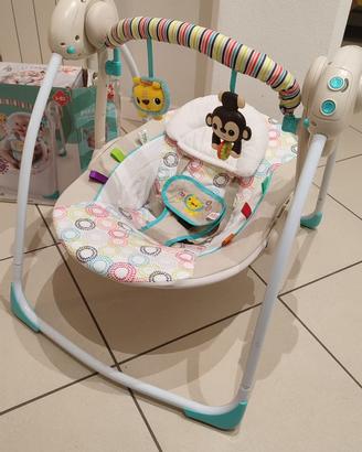 Dondolo portatile "Bright Starts Petite Jungle"