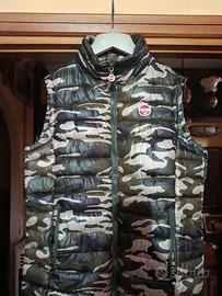 Piumino smanicato mimetico militare colmar