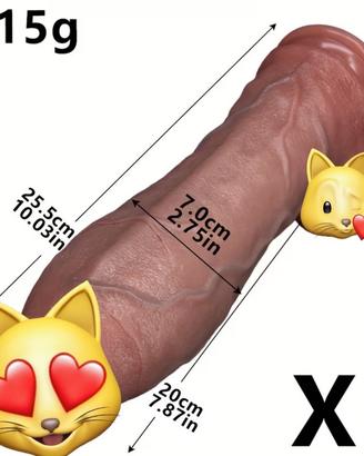 Dildo xxl realistico doppio strato
