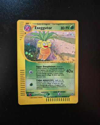 Carta Pokemon Exeggutor Aquapolis Holo