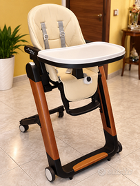 Seggiolone Peg Perego Siesta Wood color avorio