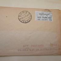 Busta 1917 AEROFILIA "Idrovolante Napoli-Palermo"