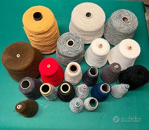 Bobine lana cotone  ecc