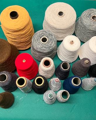 Bobine lana cotone  ecc