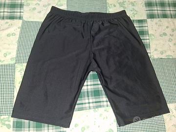 Pantaloncini Basic Ciclisti Neri lucidi Curvy XXXL