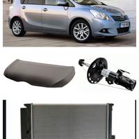 Toyota Verso cofano paraurti parafango airbag 09