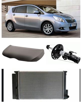 Toyota Verso cofano paraurti parafango airbag 09