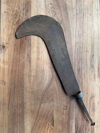 Roncola antica ferro battuto 42 cm