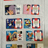 Schede telefono Tim betty boop topolino popeye