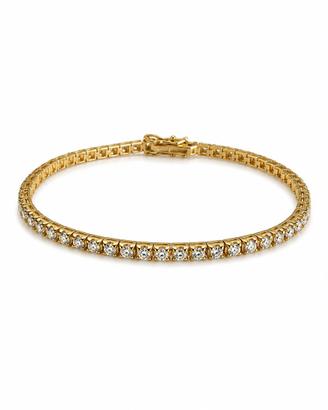 Bracciale tennis oro giallo e brillanti 2.5 ct