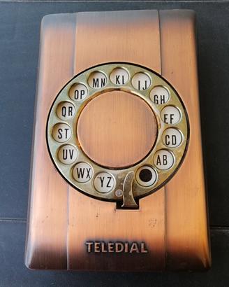 Rubrica telefonica vintage Teledial funzionante 