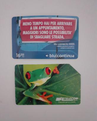  Ricarica blu + scheda telecom 