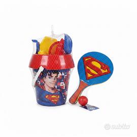 Racchette con pallina+secchiello con accessori