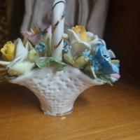 Capodimonte cestino rose